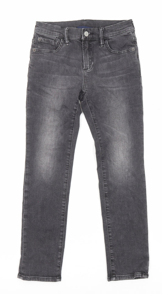 Gap Womens Grey Cotton Skinny Jeans Size 10 L24 in Regular Zip
