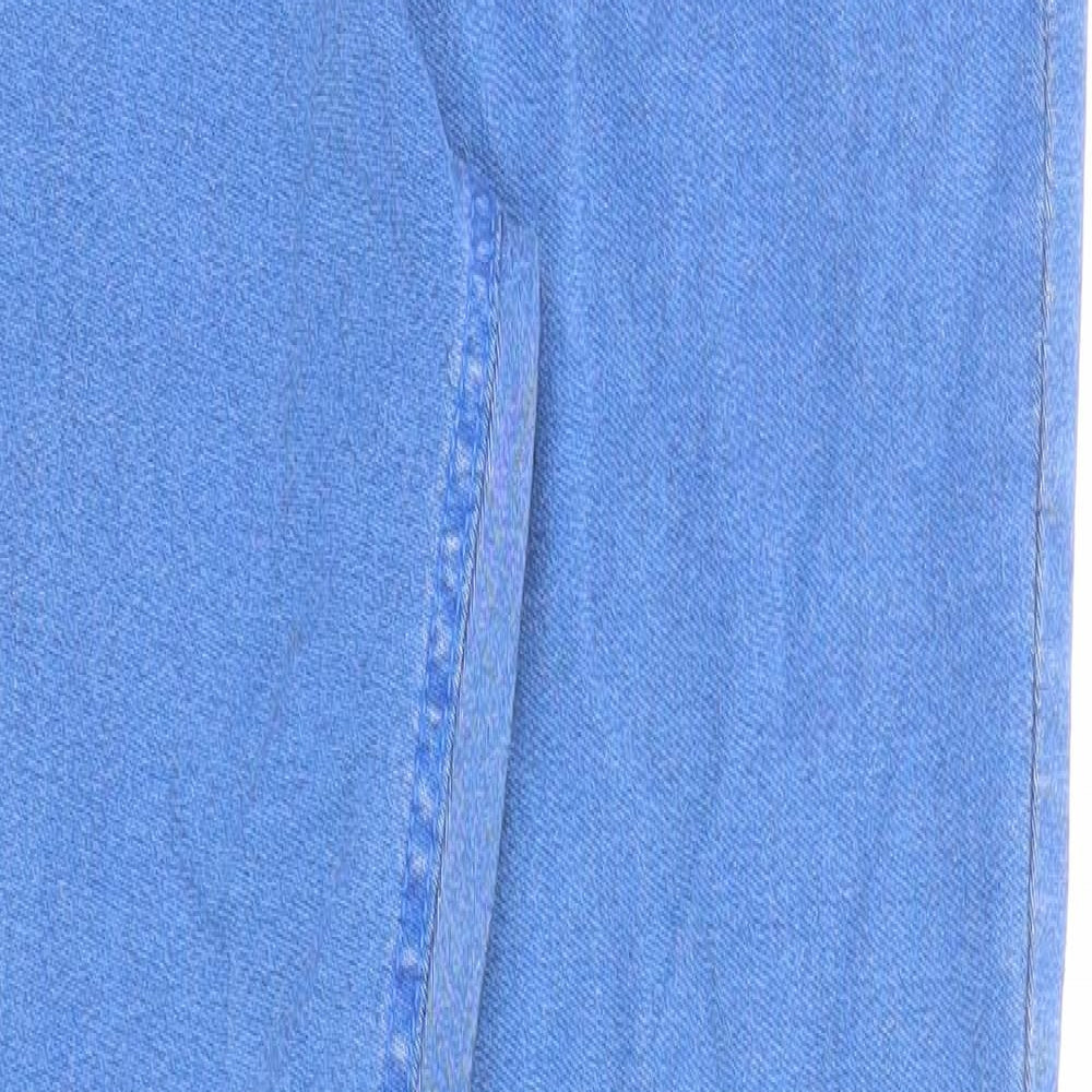 F&F Womens Blue Cotton Jegging Jeans Size 12 L28 in Regular