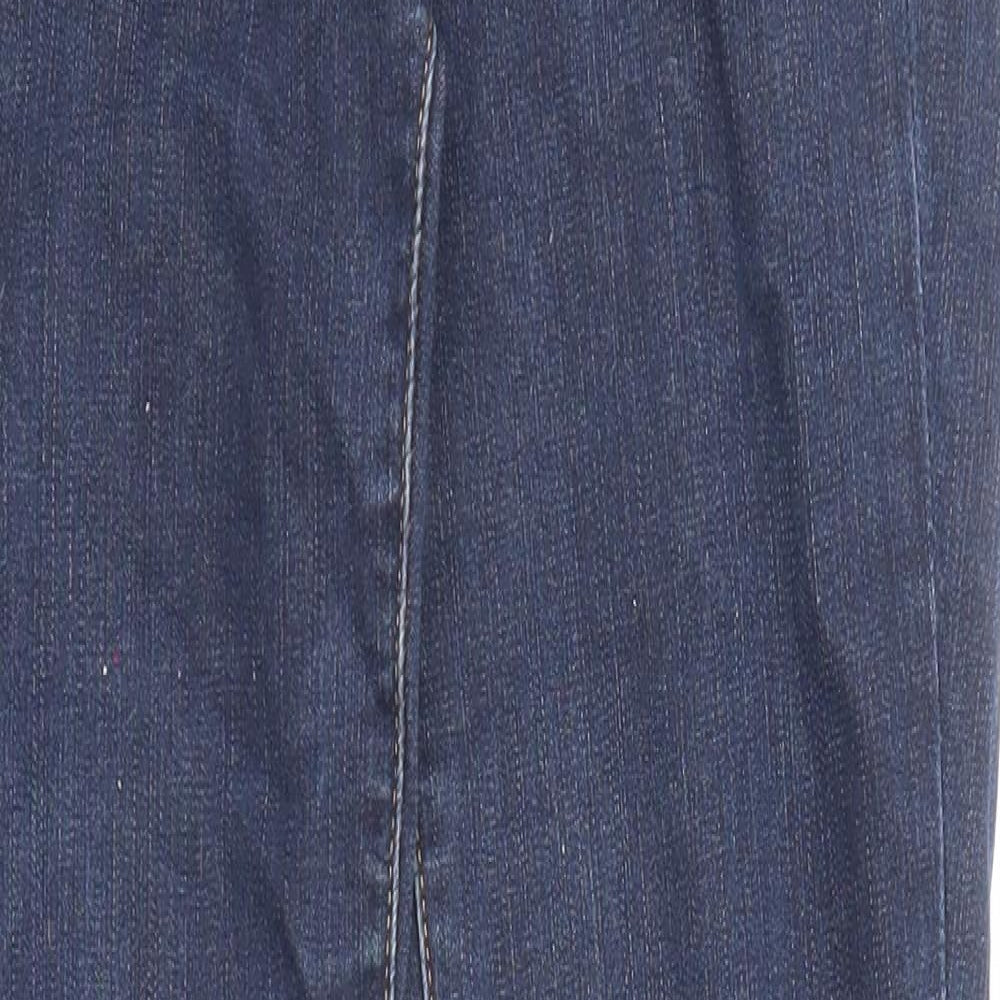 Gap Womens Blue Cotton Skinny Jeans Size 27 in L29 in Regular Zip