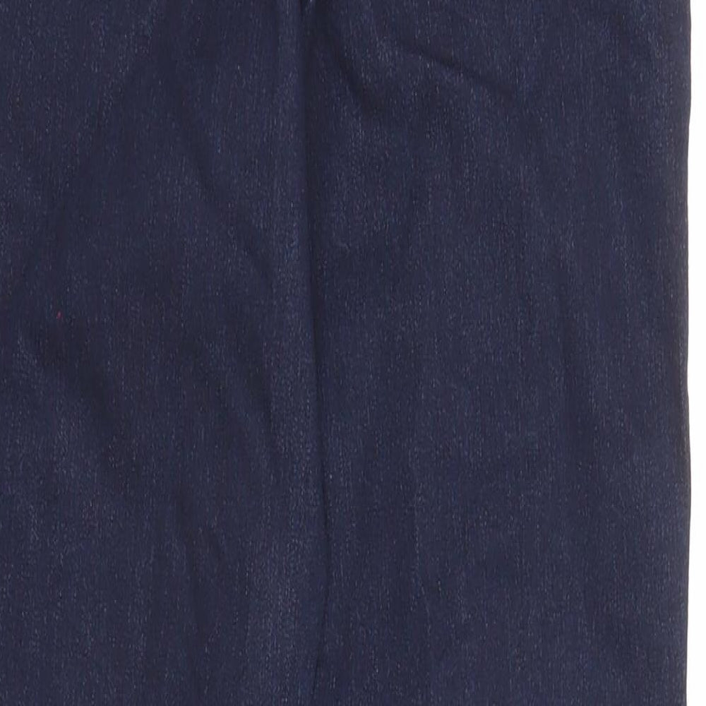 George Womens Blue Cotton Skinny Jeans Size 8 L29 in Regular Zip