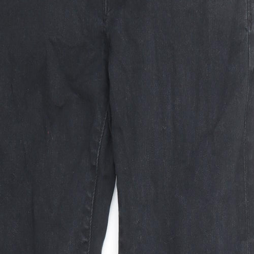 Amazon Mens Black Cotton Straight Jeans Size 32 in L32 in Regular Zip