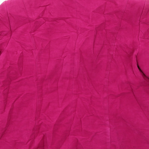 Per Una Womens Pink Jacket Size 14 Zip
