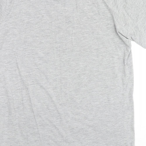 Star Wars Boys Grey Cotton Basic T-Shirt Size 11-12 Years Round Neck Pullover - Mandalorian