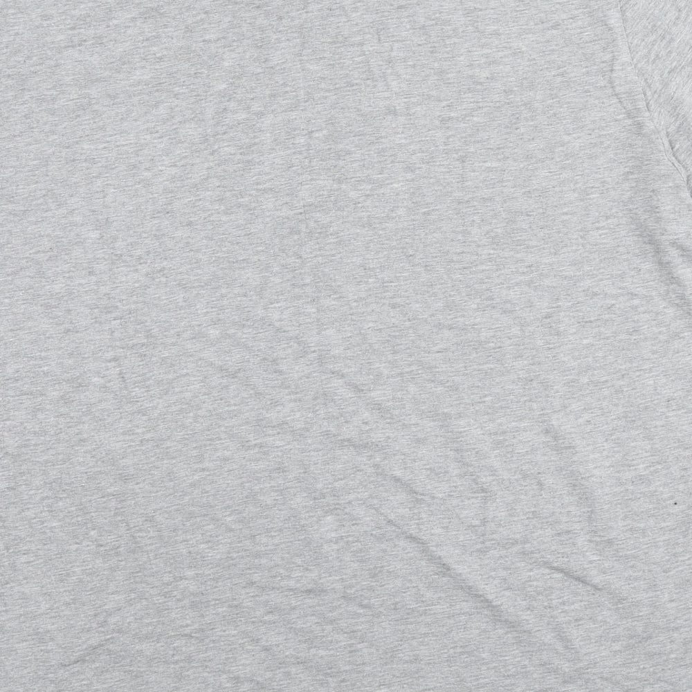 Autograph Mens Grey Cotton T-Shirt Size XL Round Neck
