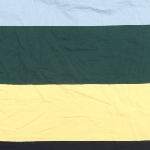 Marks and Spencer Mens Multicoloured Colourblock Cotton Polo Size M Collared Pullover