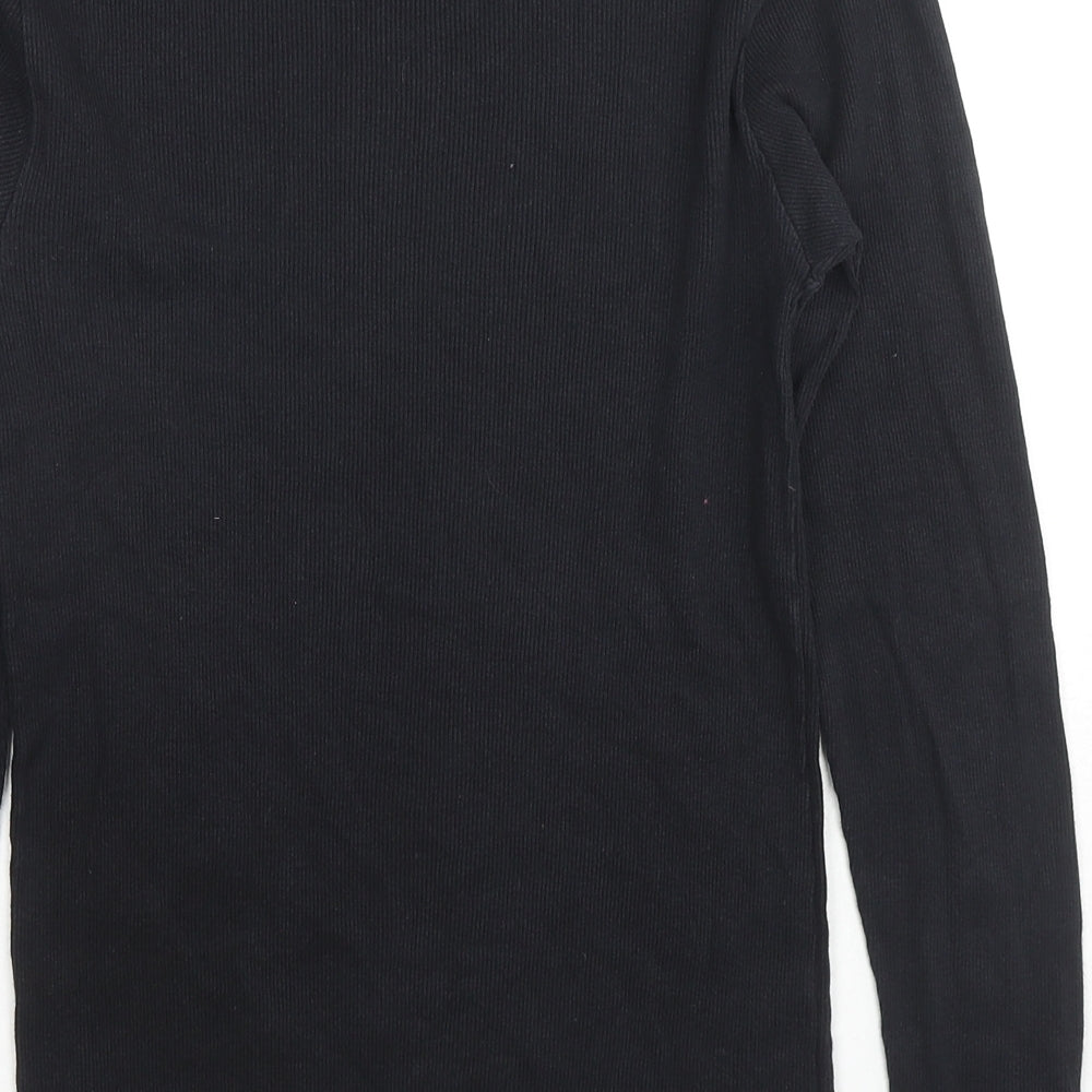 UW Mens Black Cotton Pullover Sweatshirt Size M Pullover
