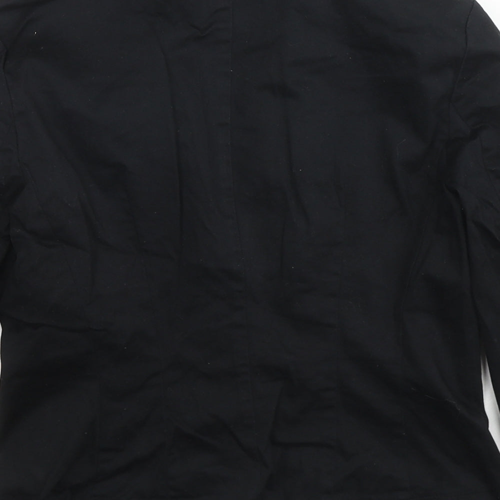 Terranova Womens Black Jacket Blazer Size S Button