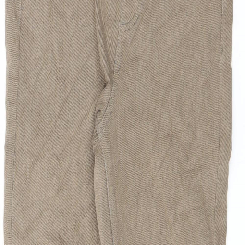 Marks and Spencer Womens Brown Cotton Jegging Jeans Size 6 L27 in Regular