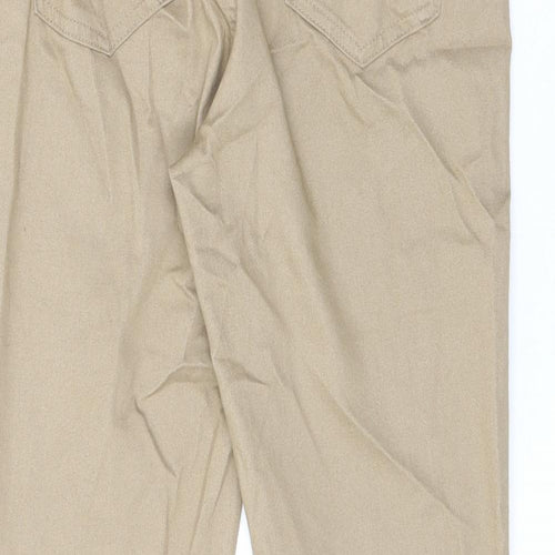 Marks and Spencer Womens Beige Cotton Jegging Jeans Size 12 L27 in Regular