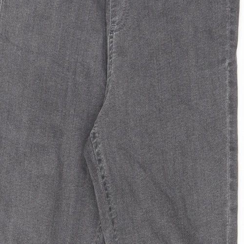 Marks and Spencer Womens Grey Cotton Jegging Jeans Size 10 L26.5 in Regular