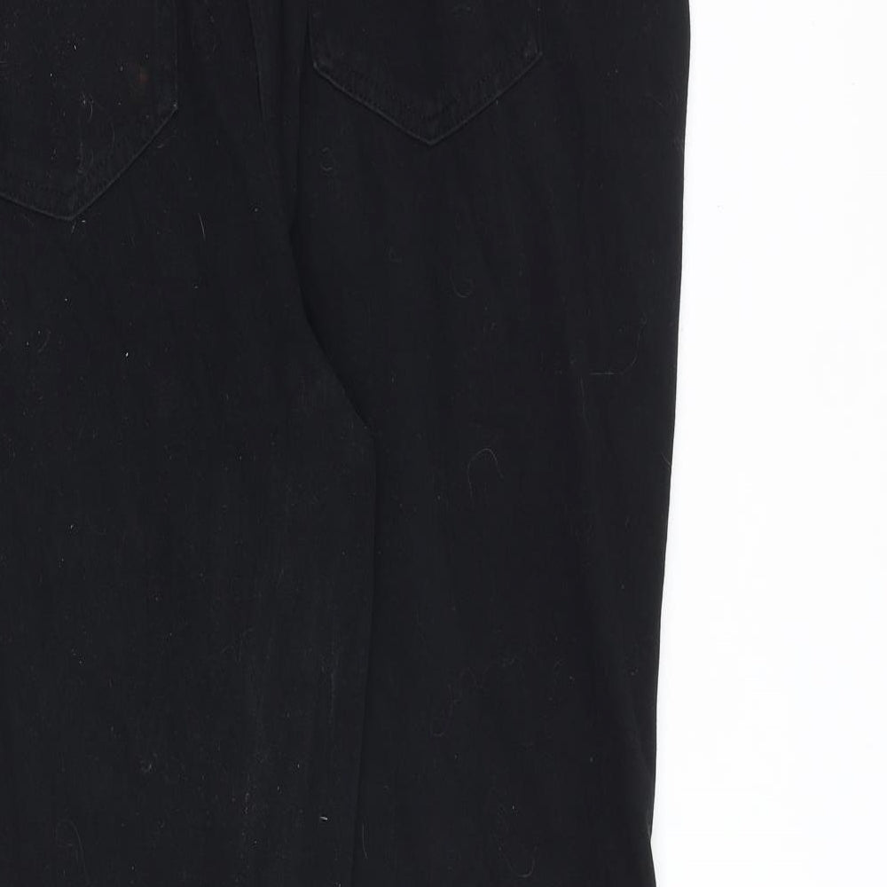 NEXT Womens Black Cotton Jegging Jeans Size 20 L27 in Regular