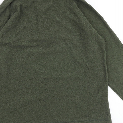 Regatta Mens Green Polyester Henley Sweatshirt Size S