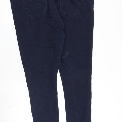 Papaya Womens Blue Cotton Skinny Jeans Size 20 L31 in Regular