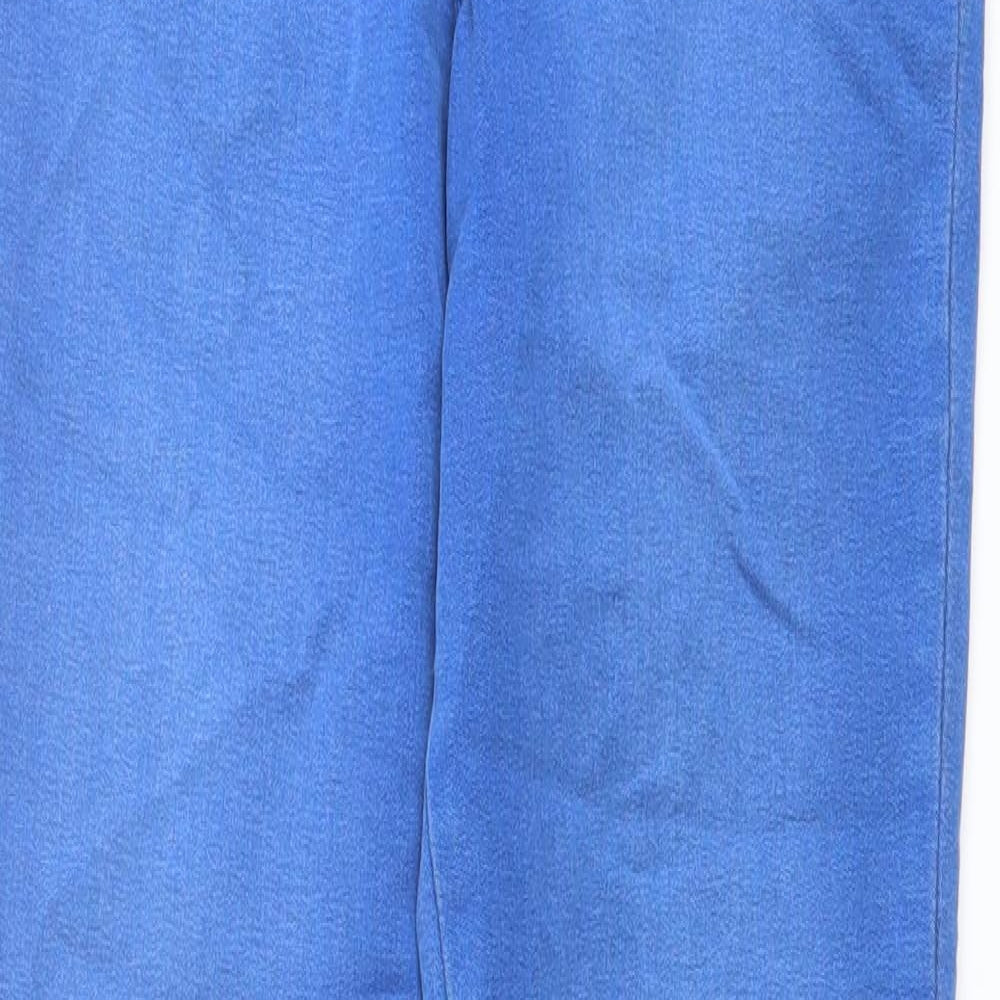 F&F Womens Blue Cotton Jegging Jeans Size 8 L28 in Regular