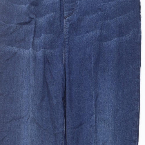 Select Womens Blue Cotton Jegging Jeans Size 16 L30 in Regular
