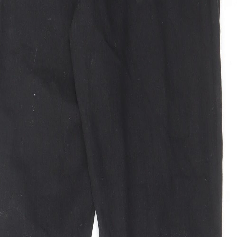 Denim & Co. Womens Black Cotton Jegging Jeans Size 12 L29 in Regular