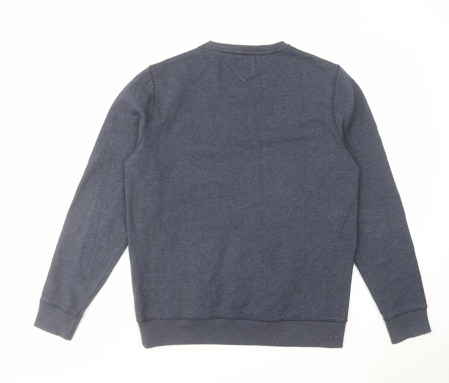 Tommy Hilfiger Mens Blue Cotton Pullover Sweatshirt Size L