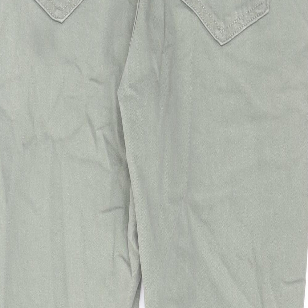 Gap Womens Grey Cotton Skinny Jeans Size 16 L25 in Regular Zip