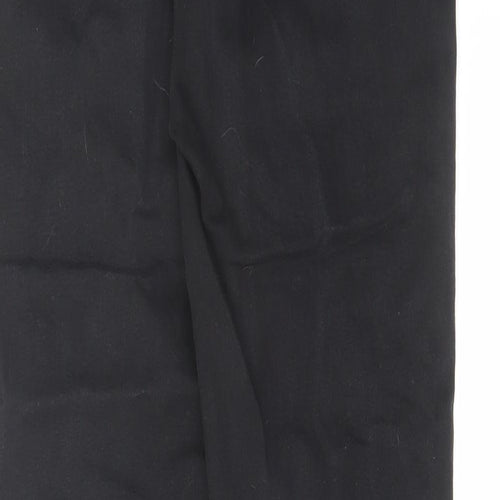 7 For All Mankind Womens Black Cotton Straight Jeans Size 29 in L31 in Regular Zip