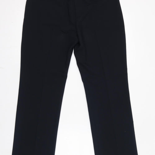 Principles Womens Blue Polyester Dress Pants Trousers Size 12 L32 in Regular Zip