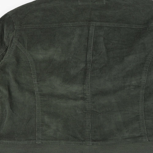 Modern Woman Womens Green Jacket Size 16 Button