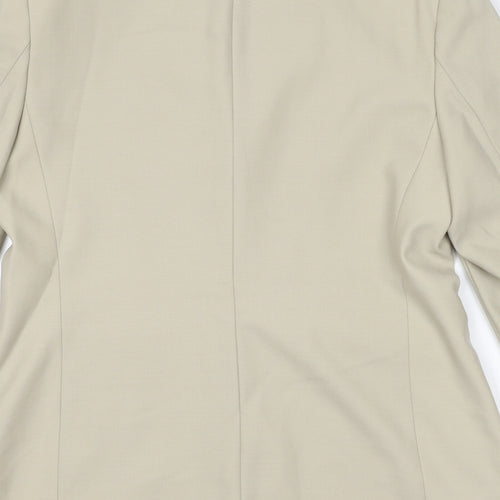 St Michael Womens Ivory Jacket Blazer Size 12 Button
