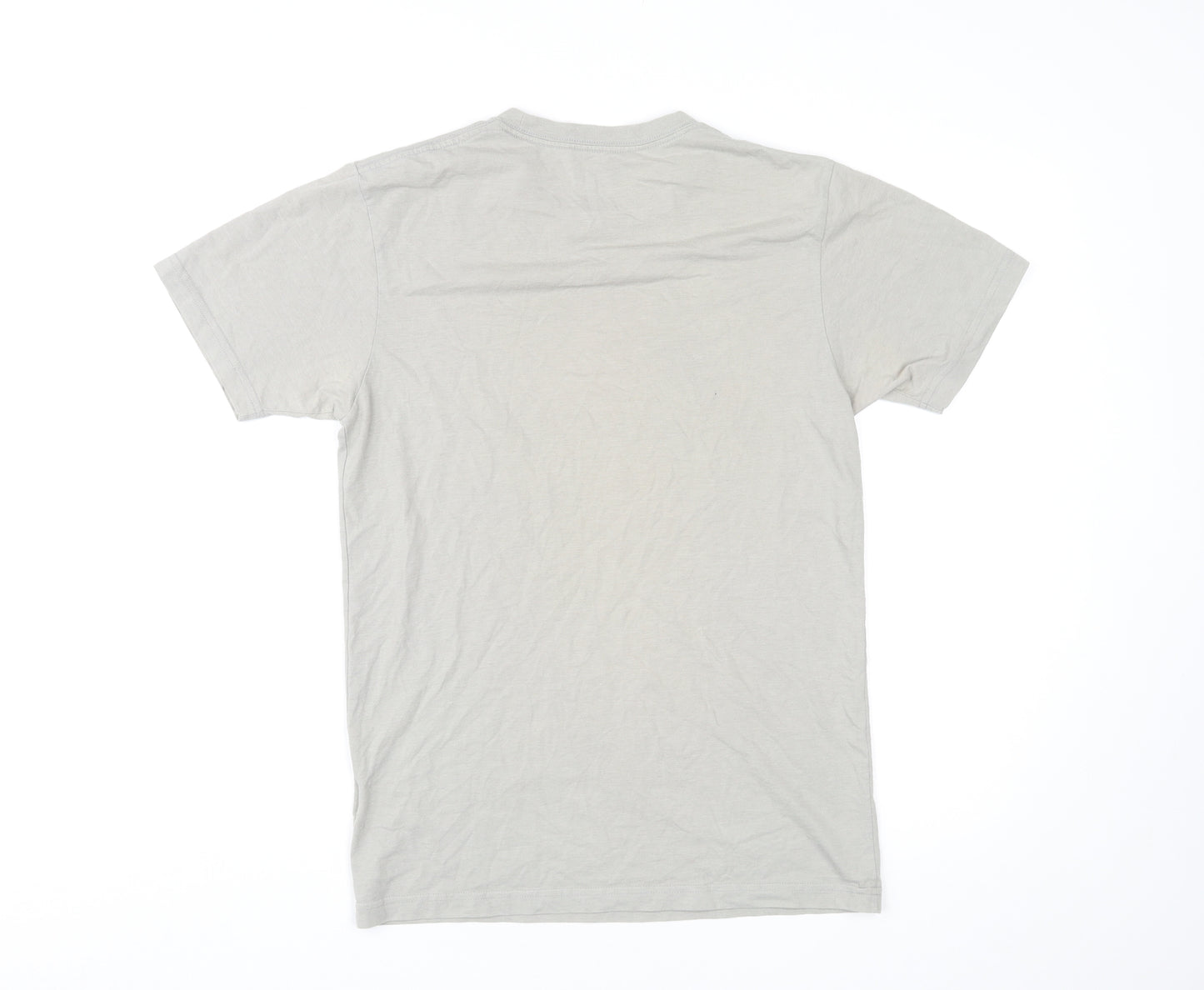 Patagonia Mens Grey Cotton T-Shirt Size S Round Neck