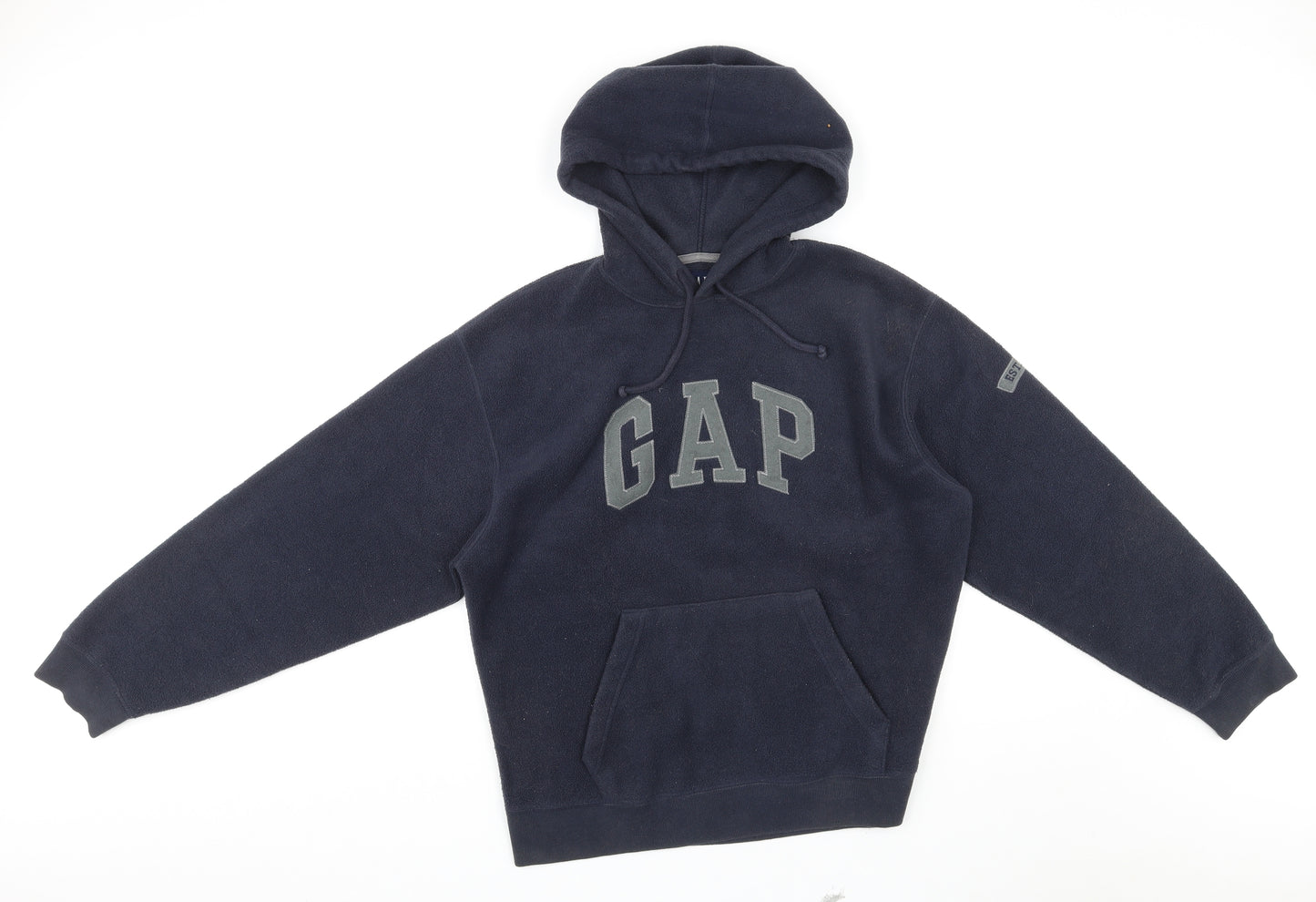 Gap Mens Blue Polyester Pullover Hoodie Size S