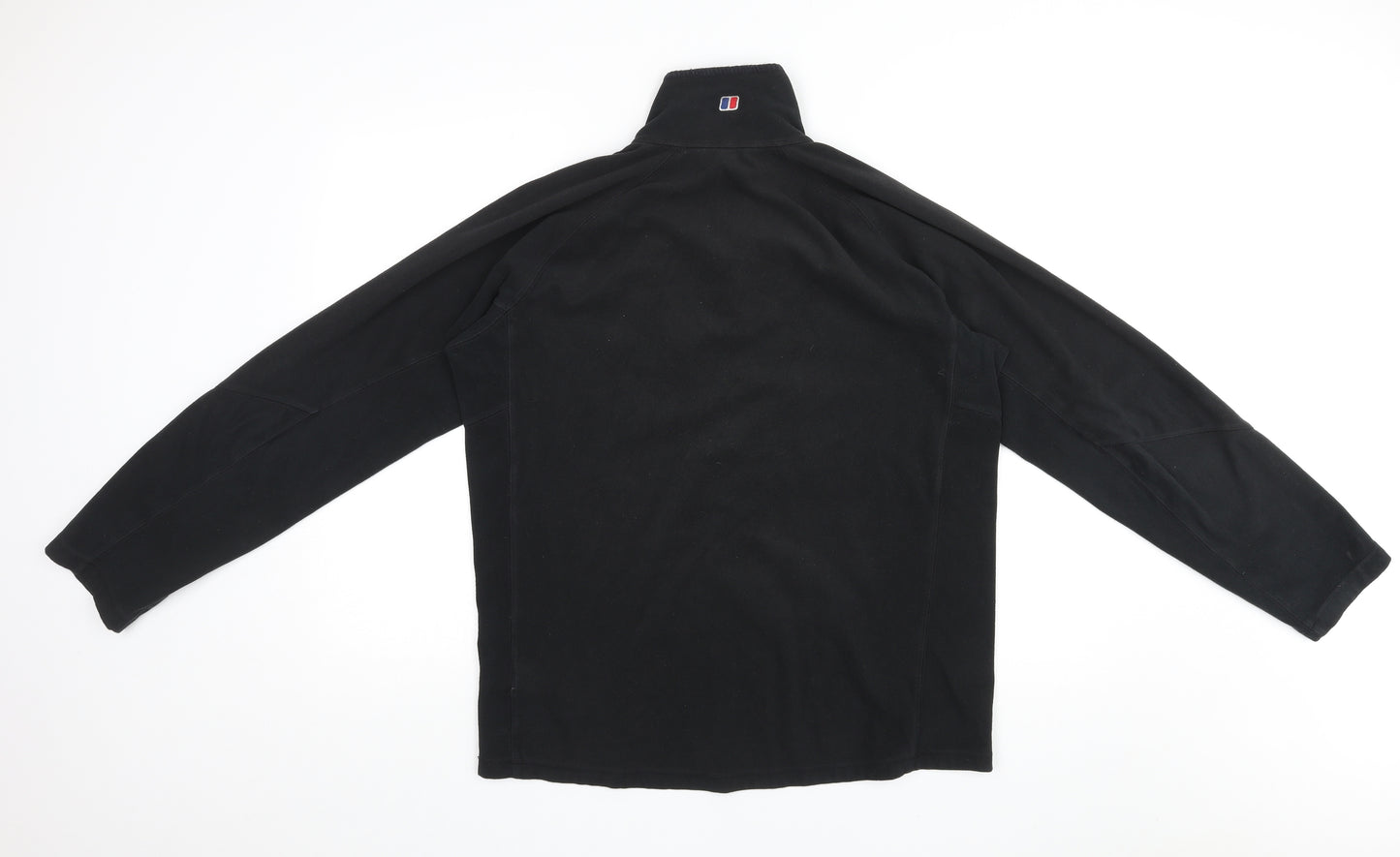 Berghaus Mens Black Polyester Henley Sweatshirt Size L