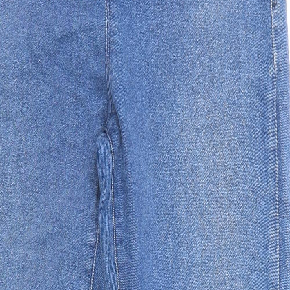 PEP&CO Womens Blue Cotton Jegging Jeans Size 14 L28 in Regular