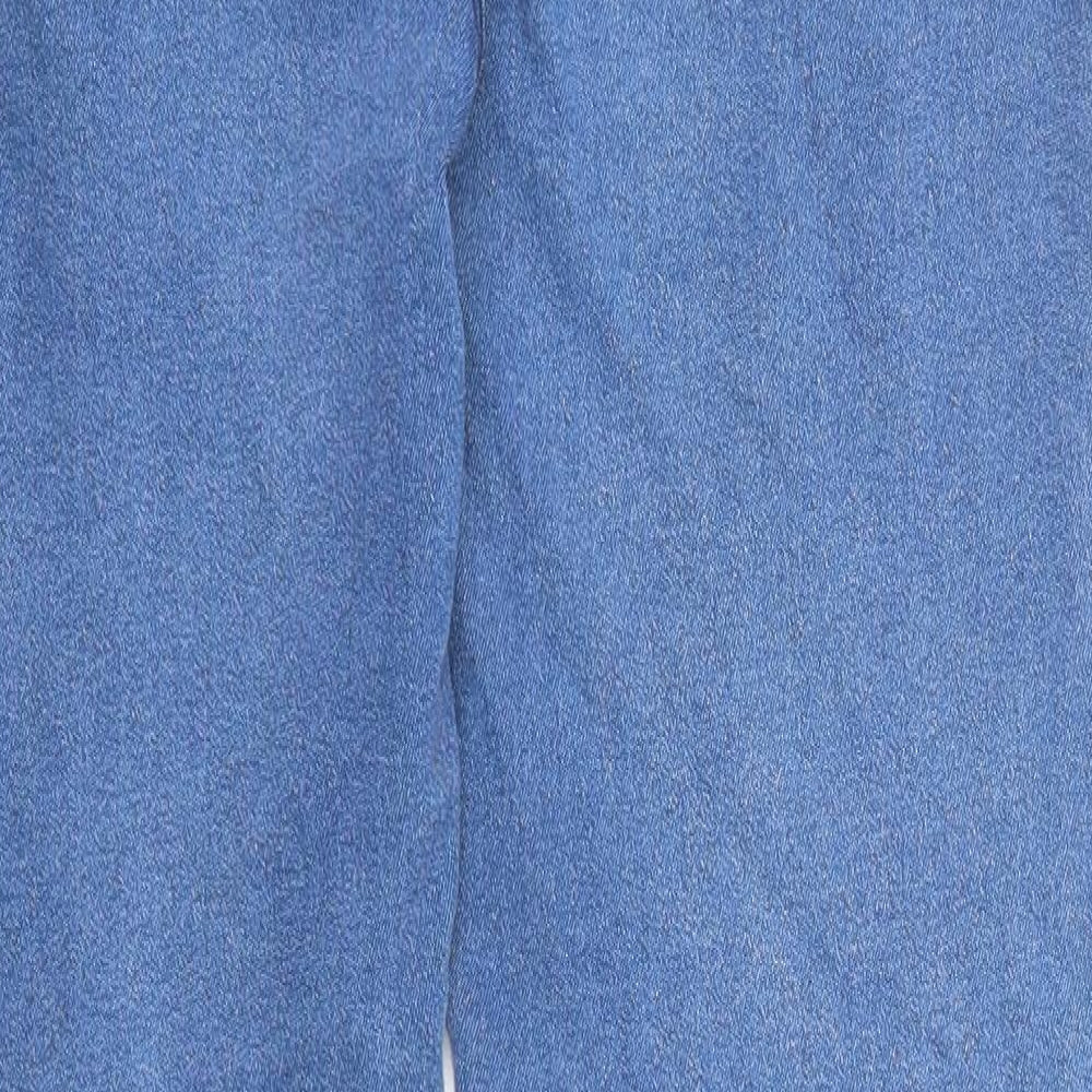 PEP&CO Womens Blue Cotton Jegging Jeans Size 14 L28 in Regular