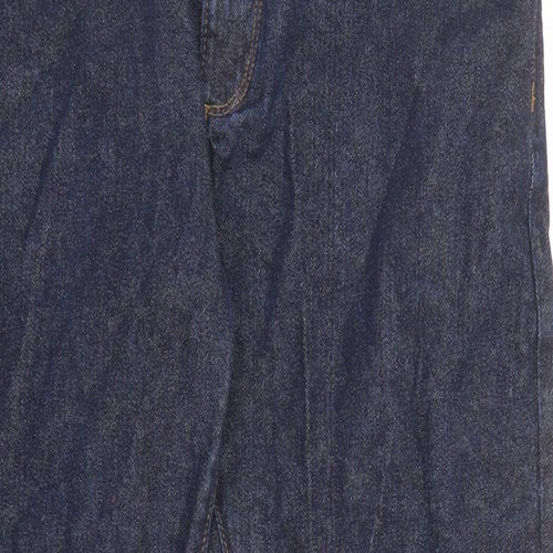 Autograph Mens Blue Cotton Straight Jeans Size 34 in L29 in Slim Zip