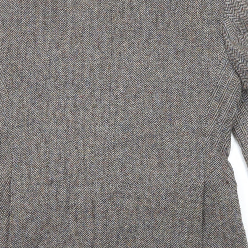 Brook Taverner Mens Multicoloured Herringbone Wool Jacket Suit Jacket Size 40 Regular
