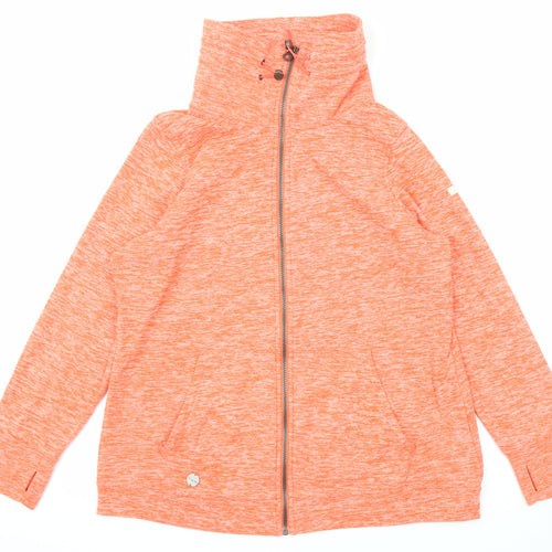 Regatta Womens Orange Geometric Jacket Size 18 Zip