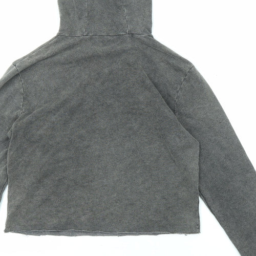 M&Co Girls Grey Cotton Pullover Hoodie Size 14 Years Pullover - Forever Wild