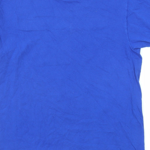 Star Wars Mens Blue Cotton T-Shirt Size S Crew Neck
