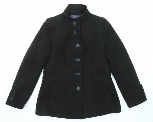 Autonomy Womens Black Jacket Size 14 Button