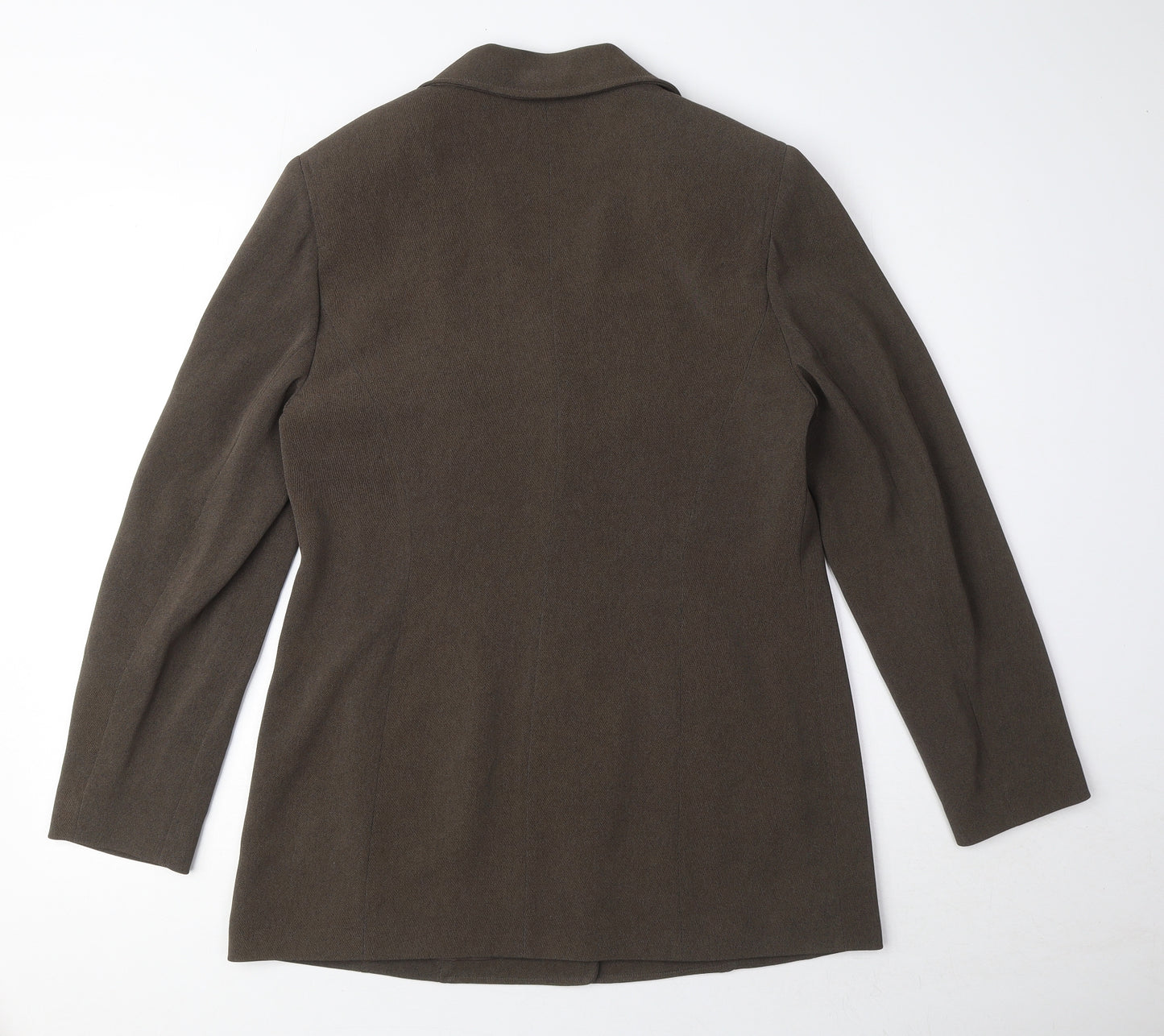 Windsmoor Womens Brown Acetate Jacket Blazer Size 10