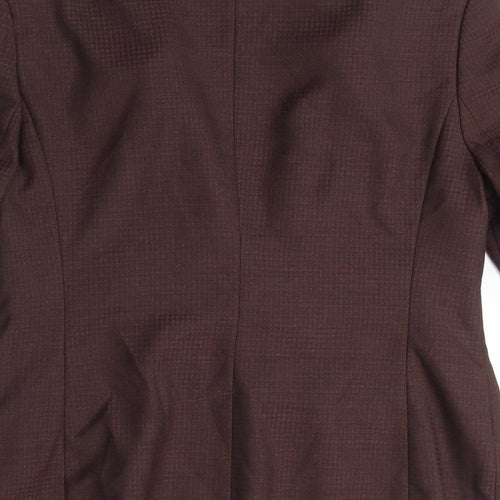 NEXT Womens Purple Polyester Jacket Blazer Size 12