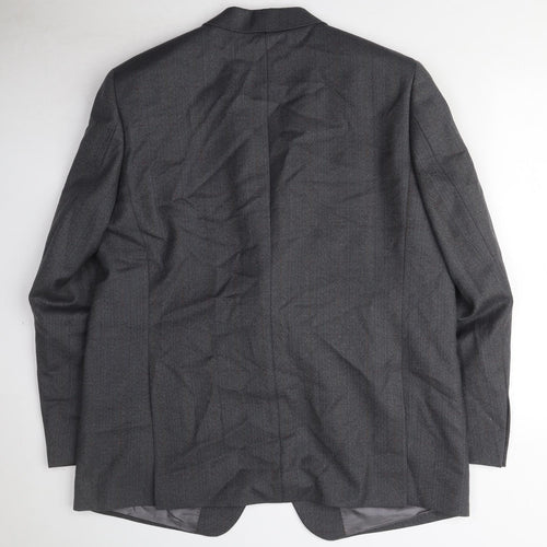 Douglas Mens Grey Wool Jacket Suit Jacket Size 44 Regular