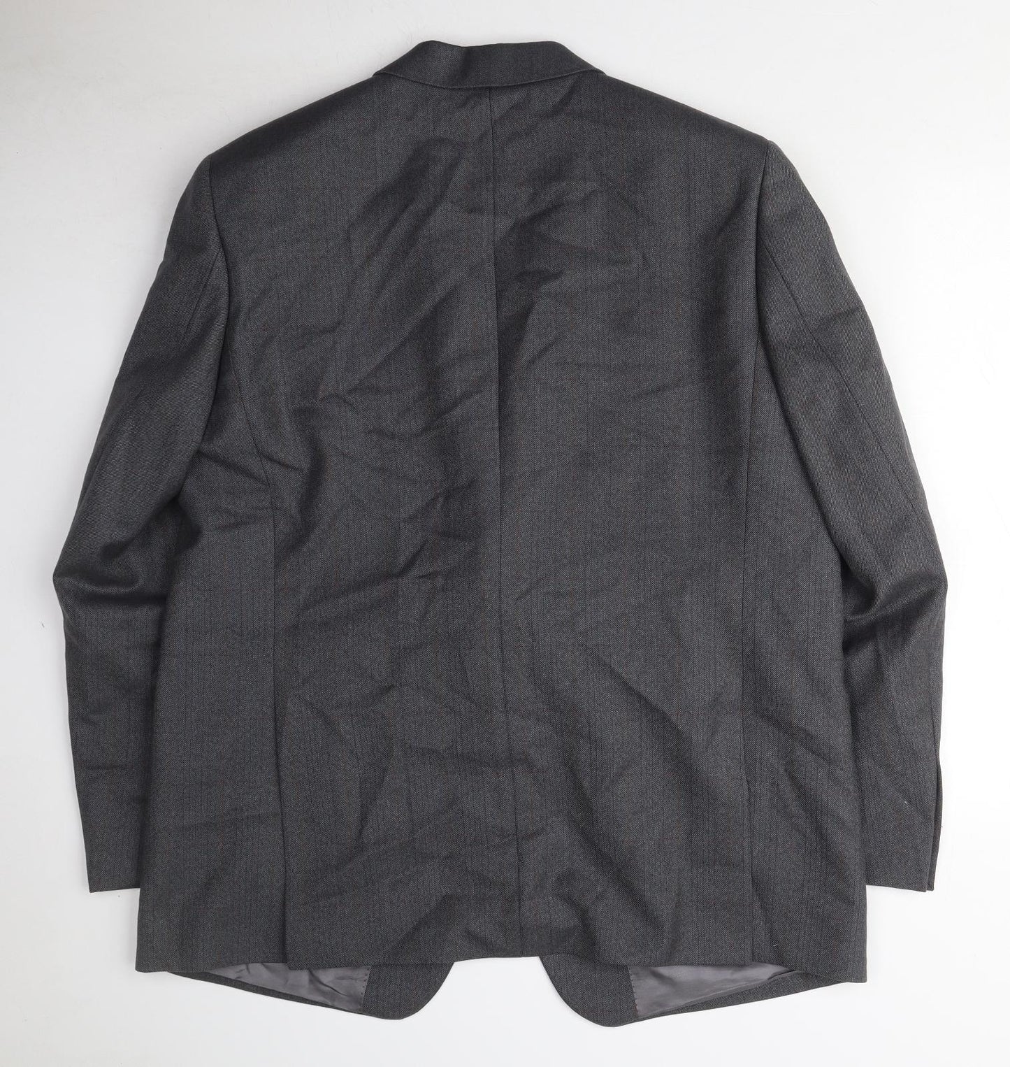 Douglas Mens Grey Wool Jacket Suit Jacket Size 44 Regular