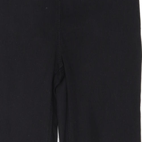 Debenhams Womens Black Cotton Jegging Jeans Size 10 L29 in Regular