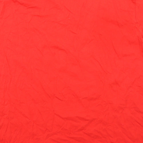 Liverpool FC Mens Red Cotton T-Shirt Size M Crew Neck - Premier League Champions