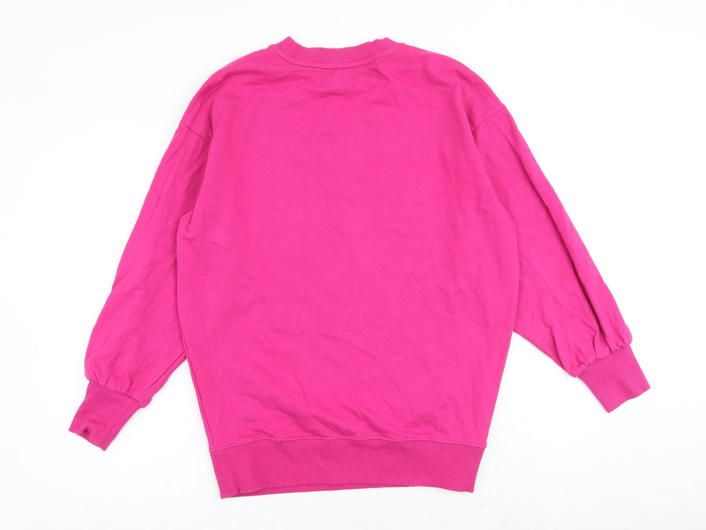 NEXT Womens Pink 100% Cotton Pullover Sweatshirt Size S Pullover - WOW