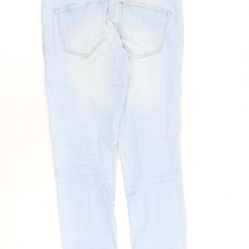 H&M Womens Blue Cotton Jegging Jeans Size 10 L29 in Regular