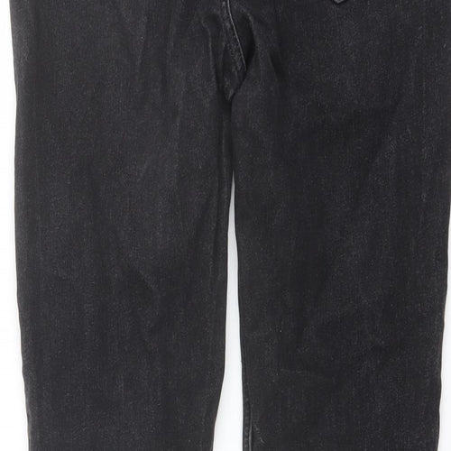 Marks and Spencer Womens Grey Cotton Skinny Jeans Size 12 L27 in Regular Button