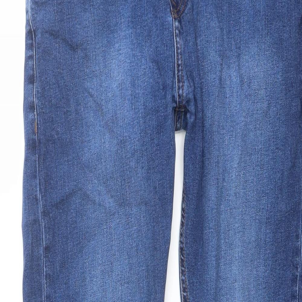 NEXT Mens Blue Cotton Skinny Jeans Size 34 in L30 in Regular Button