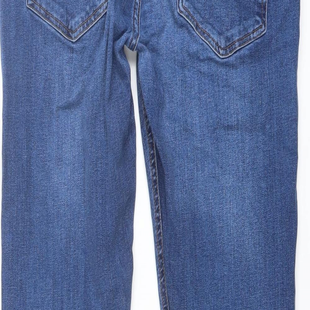 NEXT Mens Blue Cotton Skinny Jeans Size 34 in L30 in Regular Button