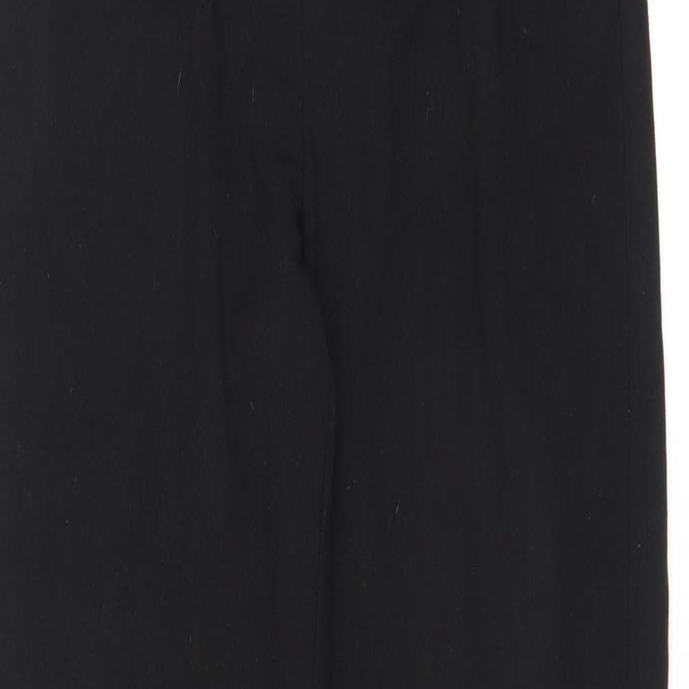 Stradivarius Womens Black Polyester Dress Pants Trousers Size S L25 in Regular