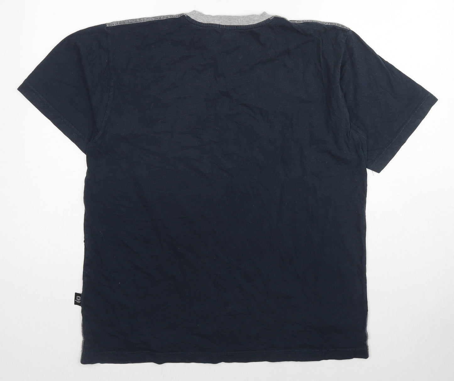 Originals Mens Blue Cotton T-Shirt Size M Crew Neck